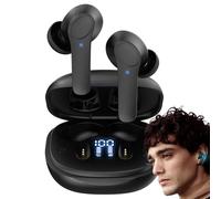 Traduction linguistique Earbuds - Écouteurs sans fil avec 4 modes, traducteur en temps réel | Écouteurs rechargeables, instruments de communication multilingue pour voyager et travailler dans le monde
