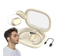 Traduction linguistique Earbuds - Écouteurs Translator, appareil en temps réel | Écouteurs Smart Translator avec 144 langues, outil de traduction de voyage pour la communication d'apprentissage des
