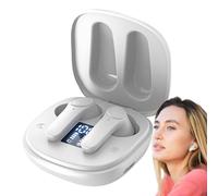 Traduction linguistique - Écouteurs sans fil 4 modes, traducteur en temps réel | Casque rechargeable, outil de communication multilingue pour les voyages et le travail dans le monde entier 74 langues