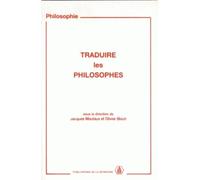Traduire les philosophes - Jacques Moutaux - De La Sorbonne Editions - broché - Livre