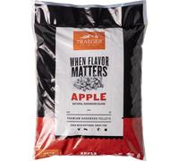 Traeger Grills Apple Granulés de Bois 100% Naturel pour fumoirs et Grills à granulés, Barbecue, Cuisson, rôti et Grill, Sac de 8,2 kg