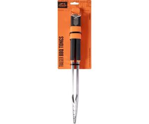 Traeger Grills BAC790 Pince à barbecue en acier inoxydable Accessoire pour | Les bords dentelés maintiennent les aliments en toute sécurité ; construction lavable au lave-vaisselle pour un nettoyage