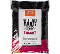 Traeger Grills Cherry - Granulés de Bois 100% Naturel pour fumoirs et barbecues à granulés, Barbecue, Four, rôtissage et Gril, Sac de 18 Livres