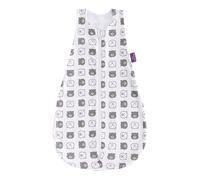 Träumeland S0201007 LIEBMICH Gigoteuse d'été en coton Motif petit ours sans éclaircissant Multicolore 250 g 110 cm