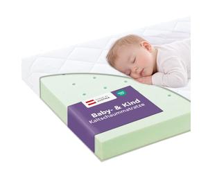Träumeland T014302 Matelas Enfant Arc en Ciel 70x140x10 cm