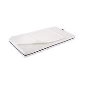 Träumeland T090321 AirDry Coussin de protection contre l'humidité - Imperméable et agréable au toucher - Avec aération supplémentaire sur la tête de lit - Dimensions : 60 x 120 cm - Blanc - 370 g