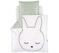Träumeland TT18103 Parure de lit Motif lapin Multicolore 80 x 80 cm + 35 x 40 cm