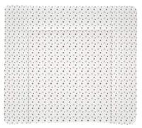 Träumeland TT80205 Matelas à Langer Blanc avec étoiles Grises sans PVC Multicolore 75 x 85 cm