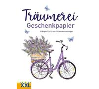 Träumerei - Geschenkpapier: 10 Bögen, 72 x 52 cm, 21 Geschenkanhänger im Set