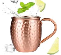 TRAFAART Tasses Moscow Mule En Cuivre Martelé Tasses Artisanales Pour Cocktails Bières Bar Cadeau De Fête