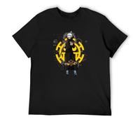 Trafalgar Law T Shirt Onepiece Luffy Manga Room Shambles Doctor of Death Death Doctor Cartoons Black S