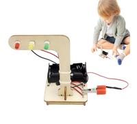 Traffic Light Science Experiment Experiment Kit - DIY Signal Lamp, éducation Project, Creative Engineering Playset, Modèle de signe d'arrêt fait à la main, outil d'apprentissage interactif | Kit d'exp