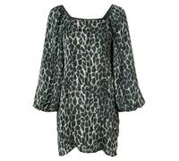 Traffic People Robe 'Dolce' beige / vert / vert foncé, Taille 34
