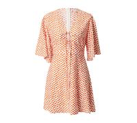Traffic People Robe 'Little Lies' orange / blanc, Taille 40