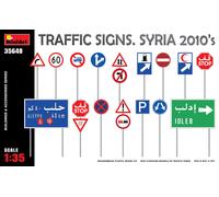 Traffic Signs Syria 2010s 1:3 5 Plastique Model Kit Miniart