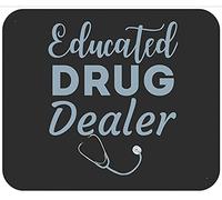 Trafiquant De Drogue Instruit - Vie D'Infirmière Tapis De Souris Antidérapante Mouse Pad Base en Caoutchouc Tapis Souris pour Maison Jeux Gamer 25X30Cm