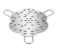 Tragba Panier vapeur pour la cuisine - Réchaud à boulettes pliable en métal Organisateur d'étagères vapeur | Maison Voyage Camping Restaurant Boulettes Poisson Cuisinière Portable Extérieur