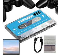 Tragbare Super Konsole, Retro Videospielkonsole Mit 60000+ Integrierten Spielen Und 70 Klassiker Emulatoren, Spielstick, 4K High-Definition Multimedia Interface Ausgang Für Fernseher Und Monitor