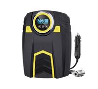 Tragbarer Luftkompressor - 7.87 Zoll Mini Auto Pumpe | Abs Tragbarer Kompressor - Kompakte 120w Luftpumpe Mit 3 Helligkeitsstufen & Nachbeleuchtung Ideal Für Motorrad Fahrrad Ball & Spielzeugaufpumpen