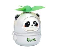 Tragbarer Mini-Ventilator, persönlicher Ventilator - Kleine Lüfte USB wiederaufladbar | Niedlicher Panda-Reisefächer für dem Kinder, Sommerfächer mit Griff für den Innen- und Außenbereich