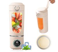 Tragbarer Mixer, Mini Standmixer, Portable Blender, 700ML Mini Blender, Wiederaufladbarer Typ-C, 12 Klingendesign Und Stroh, Für Familien, Camping, Sport, Küche, Fitnessstudio, Reisen