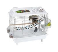 Tragbarer Vogelkäfig - 18.50 inches Kanarienvogel Käfig | Eisendraht ABS - Nymphensittich Sittich Aras Nest Leiter Badebox Futterschalen Für Zuhause Unzertrennliche Keilschwanzsittiche
