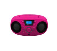 Tragbares CD/Radio mit USB pink NEUF