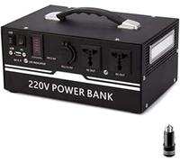 Tragbares Kraftwerk Mit Großer Kapazität, 500 W, Notstromversorgung, Aufgeladen Durch Solarpanel/wandsteckdose, Für Camping, Heimgebrauch, Wohnmobil, Outdoor, 1000W-A