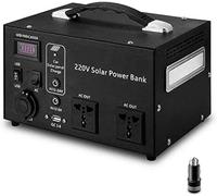 Tragbares Kraftwerk Mit Großer Kapazität, 500 W, Notstromversorgung, Aufgeladen Durch Solarpanel/wandsteckdose, Für Camping, Heimgebrauch, Wohnmobil, Outdoor, 600W