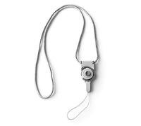 trage.band® cordon tour de cou avec fixation amovible, gris