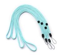 trage.band® cordon tour de cou long réglable, 4 pcs blanc-bleu