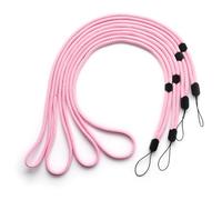 trage.band® cordon tour de cou long réglable, 4 pcs blanc-rose