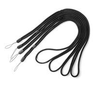 trage.band® cordon tour de cou long réglable, 4 pcs noir