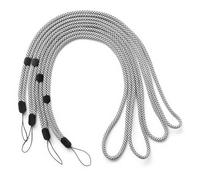trage.band® cordon tour de cou long réglable, 4 pcs noir-blanc