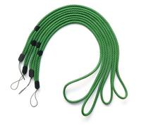 trage.band® cordon tour de cou long réglable, 4 pcs noir-vert