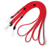 trage.band® cordon tour de cou long réglable, 4 pcs rouge