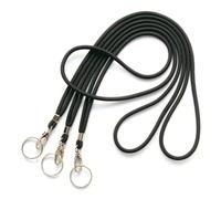 trage.band® cordon tour de cou long réglable avec crochet et anneau, 3 pcs