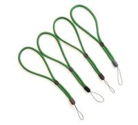 trage.band® cordon tour de cou réglable avec mousqueton, 4 pcs noir-vert