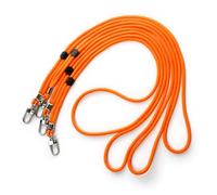 trage.band® cordon tour de cou réglable avec mousqueton, 4 pcs orange