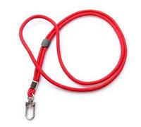 trage.band® cordon tour de cou réglable avec mousqueton, rouge