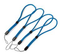 trage.band® dragonne courte réglable pour poignet, 4 pcs bleu