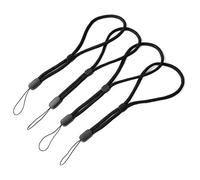 trage.band® dragonne courte réglable pour poignet, 4 pcs noir
