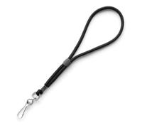 trage.band® dragonne réglable pour poignet avec crochet à ressort, noir