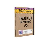 Tragédie a Mykonos - Asmodee - Jeu d'enqete - Des 18 ans - Fabriqué en France