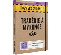 Platonia Games - Jeu d'enquête - Dossiers Criminels Tragédie à Mykonos - 18 ans - Fabriqué en France