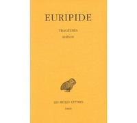 Tragédies. Tome VII, 2e partie : Rhésos - Euripide - Belles Lettres - broché - Livre