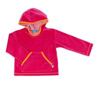 Tragwerk - MELNHIKU062 - Melus - Pull à Capuche en Velours Tout Doux - Framboise - T 56/62 cm