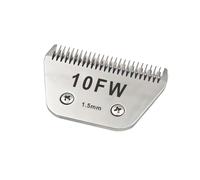 TRAH 10FW Lames de toilettage amovibles pour animaux domestiques - Lame large compatible avec les tondeuses Andis pour chien, la plupart des tondeuses A5, série KM, lame en céramique amovible, taille