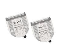 TRAH PAKCS Lot de 2 lames de tondeuse de toilettage 5 en 1 amovibles et réglables pour chien compatibles avec Wa-hl Clipper Arco, Bravura, Chromado, Creativa, Figura