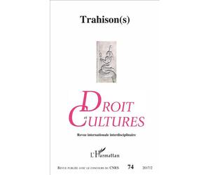 Trahison(s) Année 2017 - Collectif - L'harmattan - broché - Revue